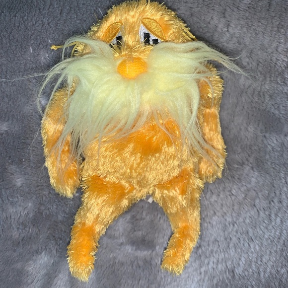 Dr. Seuss The Lorax Mini Plush Stuffed Animal Doll 6 inch Manhattan Toy - Picture 3 of 4
